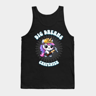 Big Dreams Carpenter Unicorn Ocean Edition Tank Top